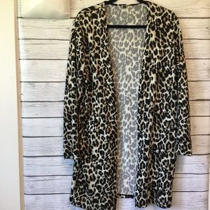 Women’s Leopard Print Long Sleeve Cover